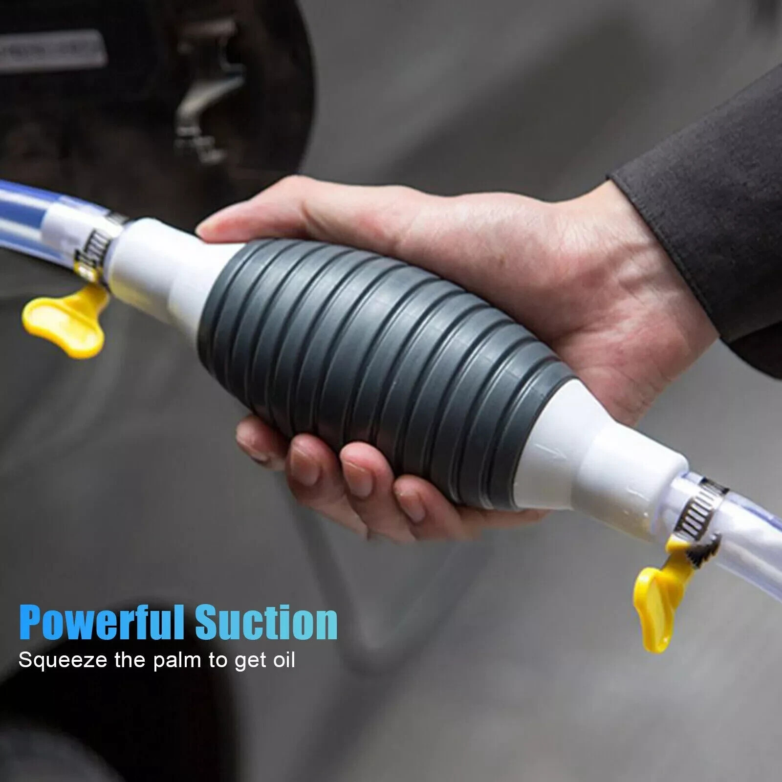 Siphon Hand Pump Portable Manual Car Fuel Transfer Pump for Gas Gasoline Petrol