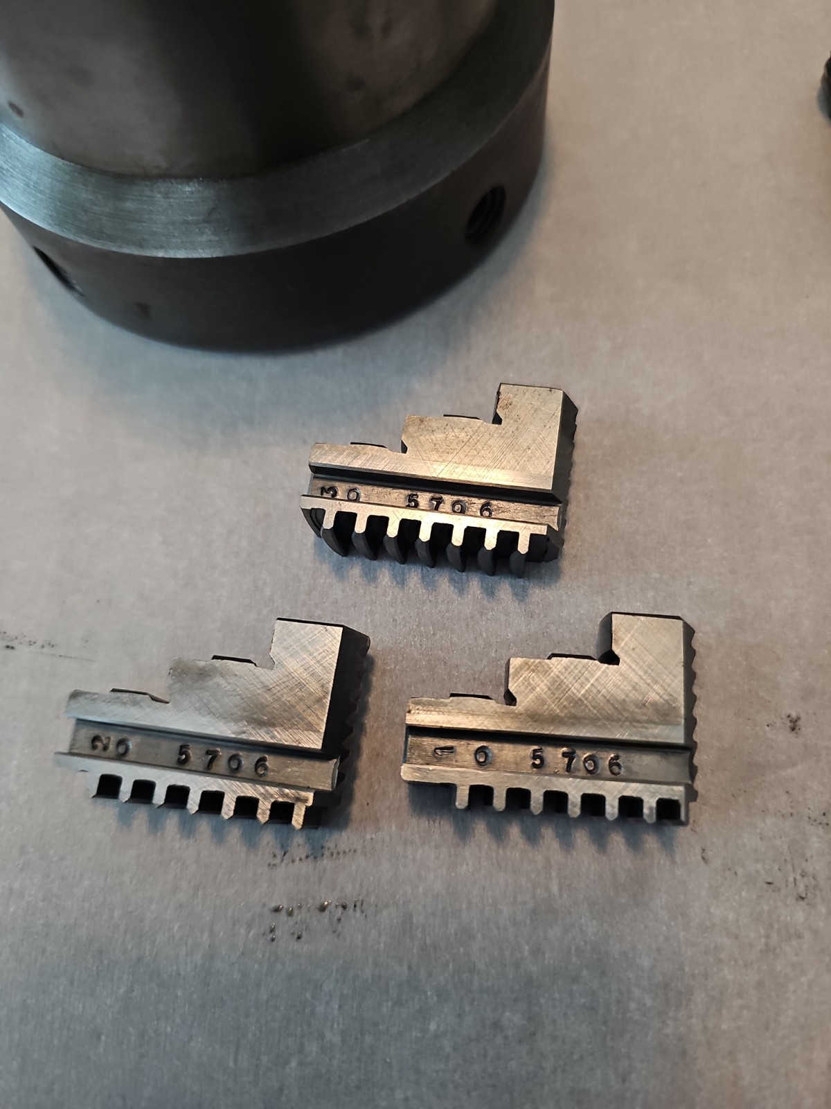 Authentic Vintage Friedrich Deckel /Rohm 3-jaw Chuck 5706 Munich Germany
