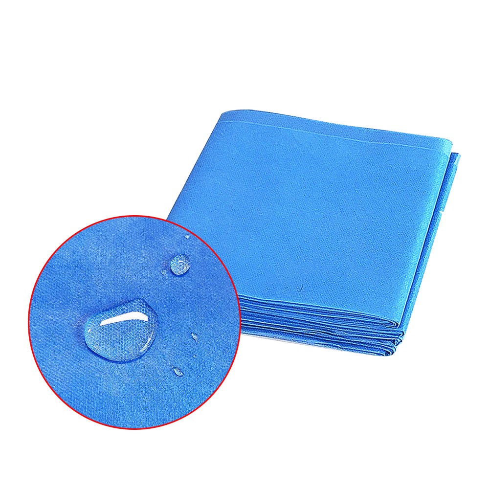 1Pack Disposable Surgical Drapes Sterile Blue Non-woven Waterproof/Oil-Proof