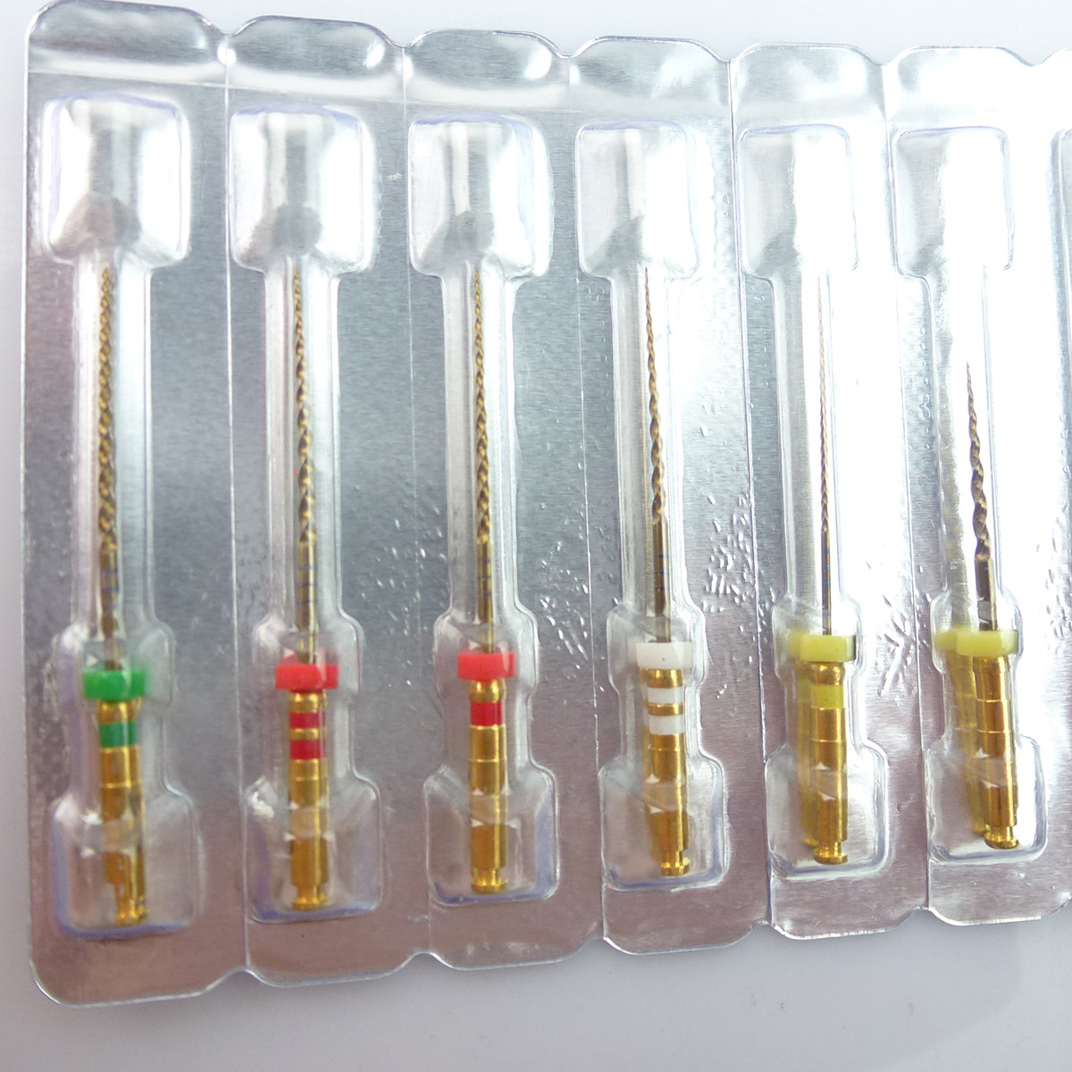 6pc Dental Endo Rotary NITI Files X3-Pro Gold Taper Root Canal Endodontic Files