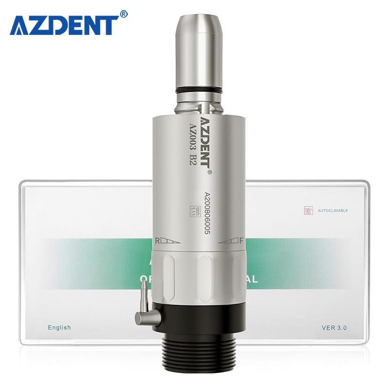 Dental Low Speed Handpiece 1:1 Direct Drive Air Motor 20,000rpm AZ003 B2 M4 Hole