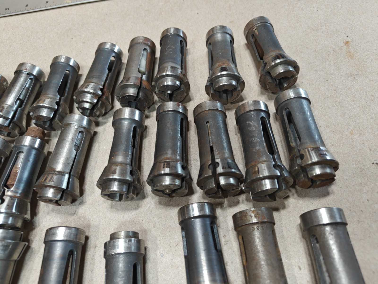 Lot Of 65, CNC Lathe Hardinge Nose Hex Collets Screw Machine Tools 🇺🇲