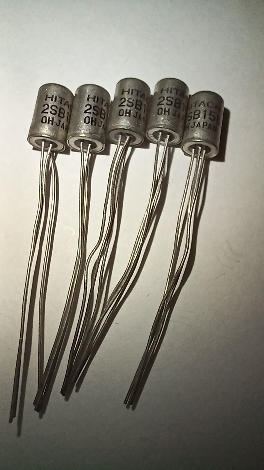 Hitachi 2SB156 PNP germanium transistors/Lot of 5/NOS/TO-1 package