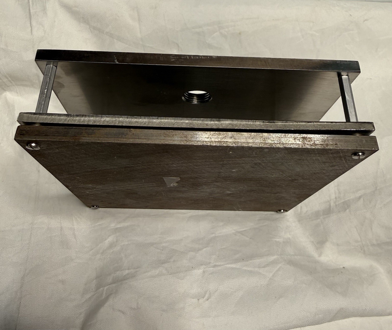 Custom Machined Aluminum 5-Port Manifold Fixture Plate Industrial Test Block 6in