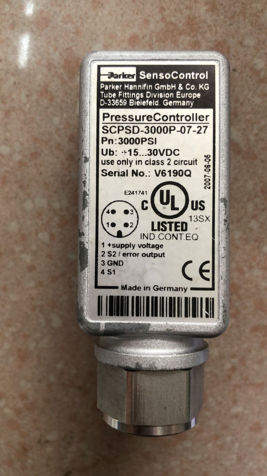 1Pcs New PARKER SCPSD-3000P-07-27 no box