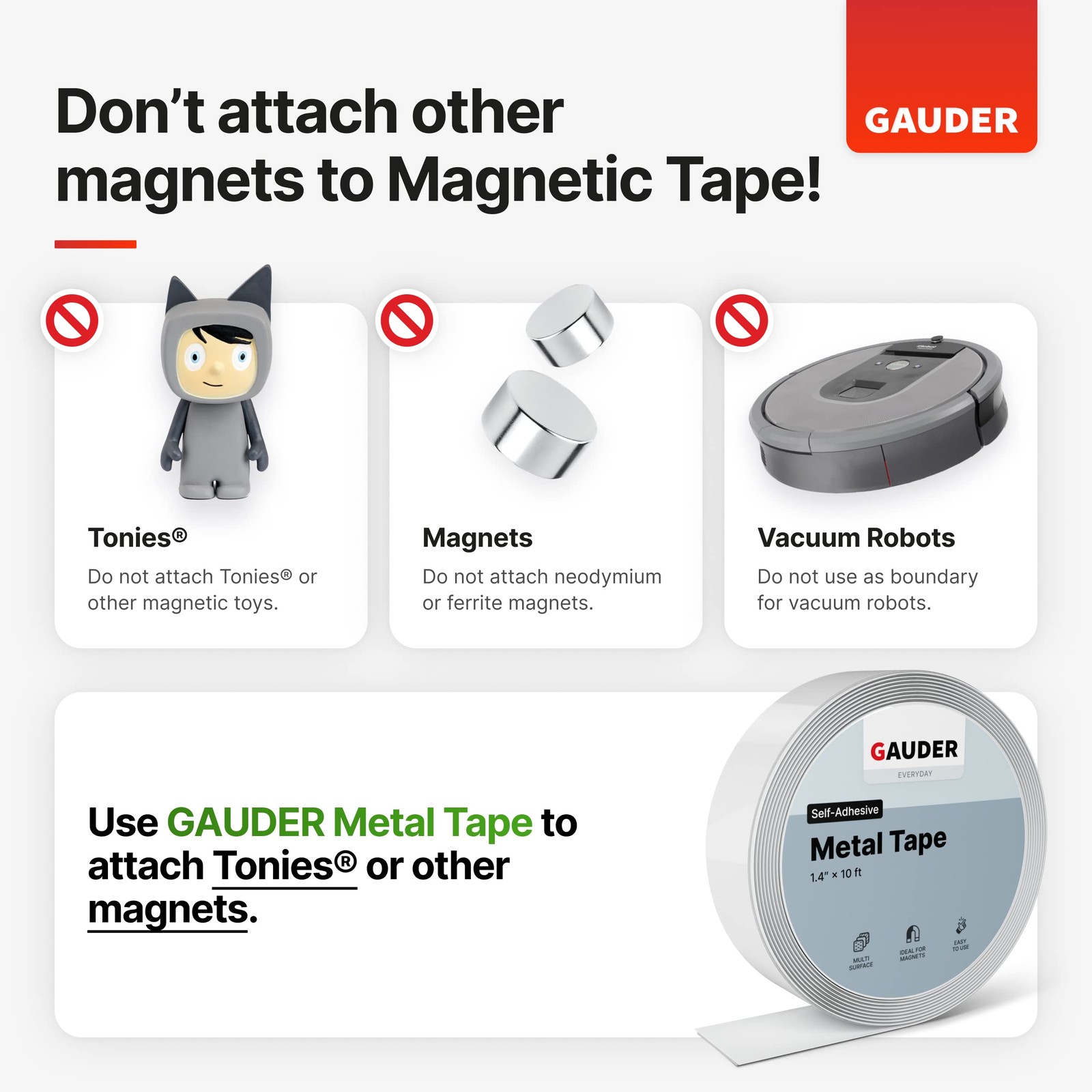 Strong Magnetic Tape Adhesive (3.3 Feet Long x 0.5 Inch Wide) | Magnetic Stri…