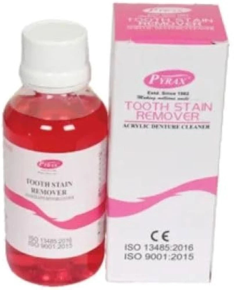 Pyrax Dental TOOTH STAIN REMOVER Cleaning of removable prosthesis 100ml (f.s),,