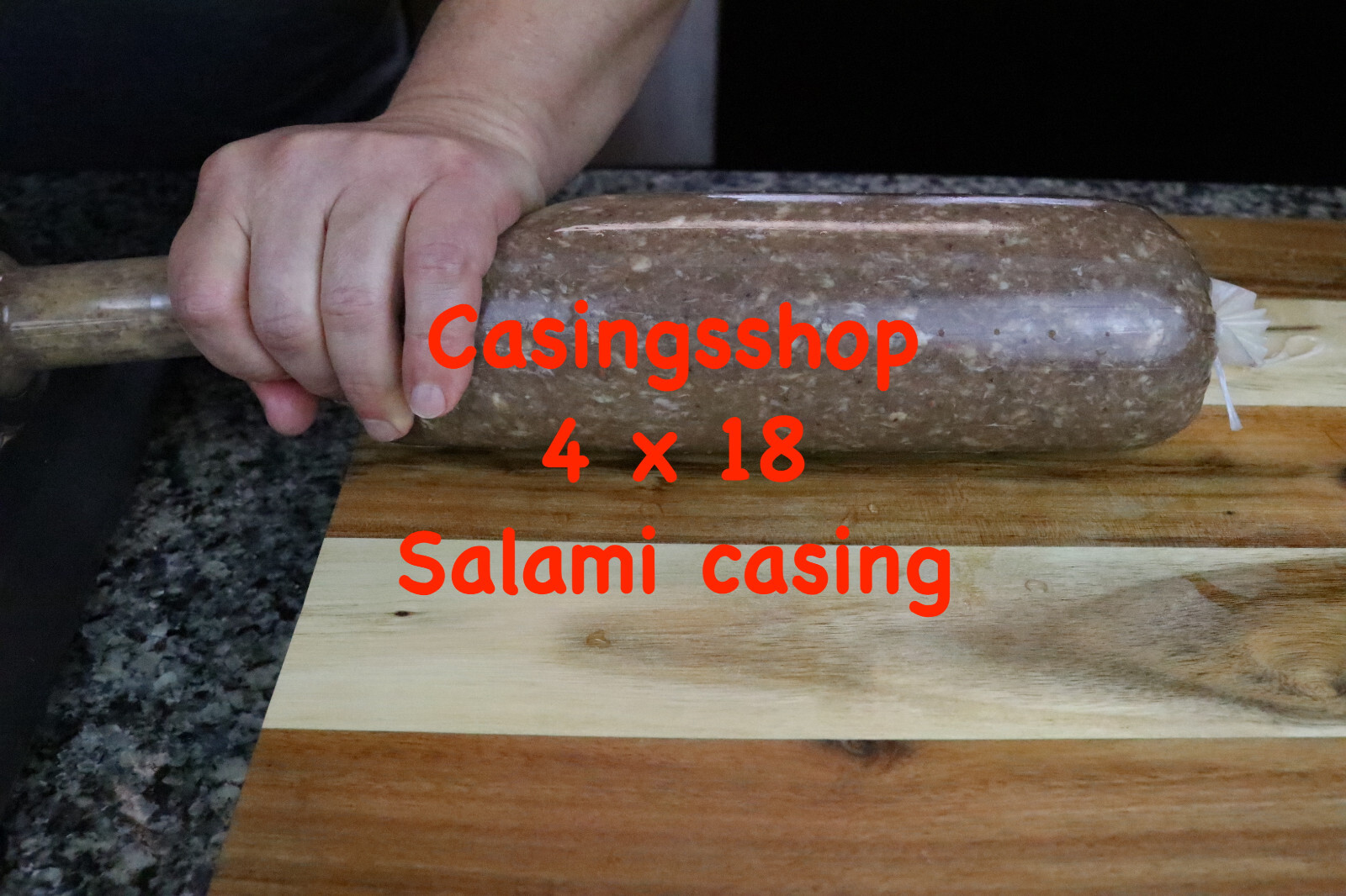 10 pc pack – 4 X 18 Inch Fibrous Casings for 25 lbs Dry Sausage Salami Pepperoni