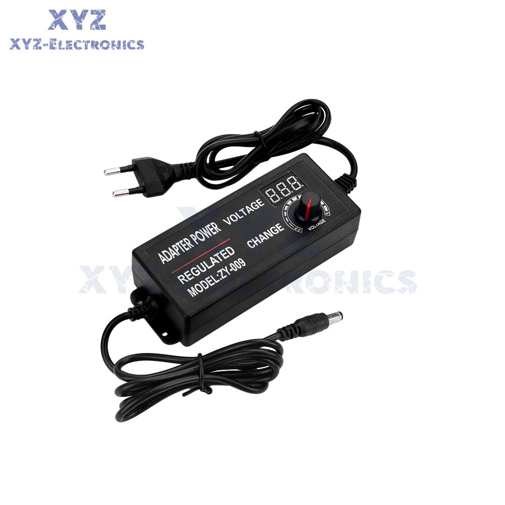 AC100-240V to DC3-24V 3A 5A Adjustable Voltage Power Adapter Switch Power Supply