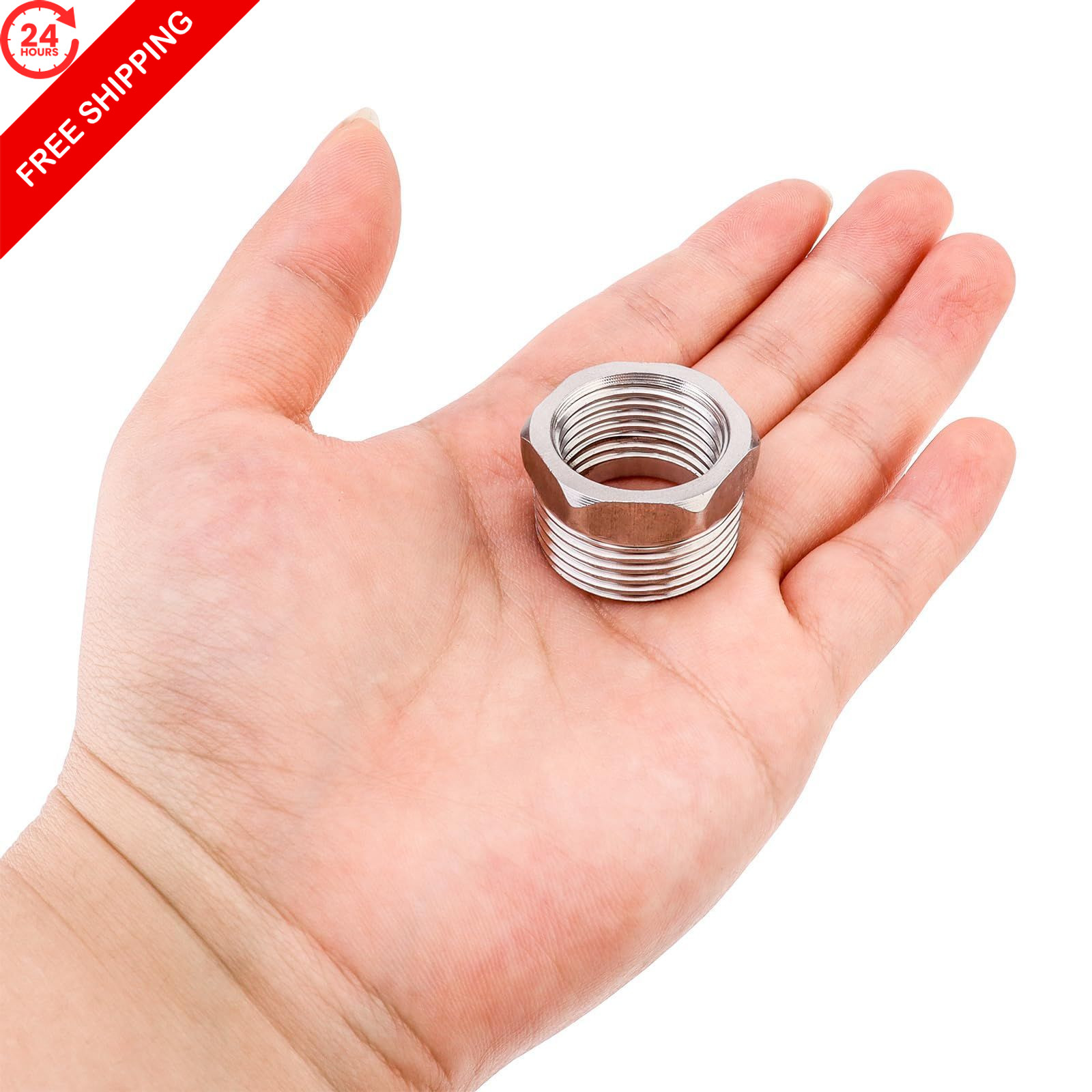 Float Valve, 304 Stainless Steel 1/2inch to 3/4inch Auto 0.5 inches,