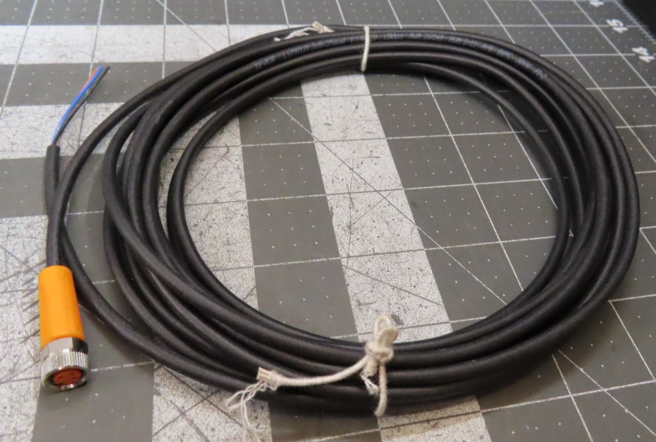 IFM EVC142 Single-Ended Female Cordset M8 Connector 5 Meter