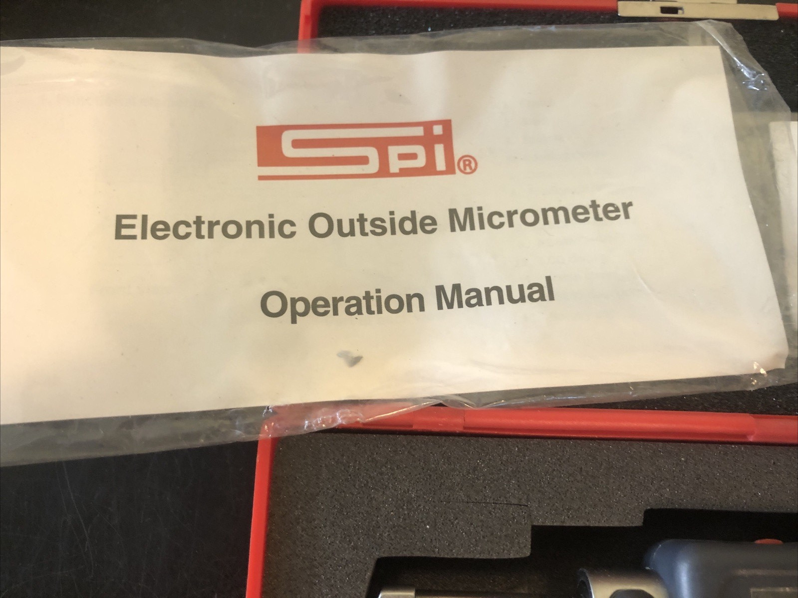 SPI 0-1” Digital Micrometer 13-101-1 IP54 Very Clean Condition case w/papers