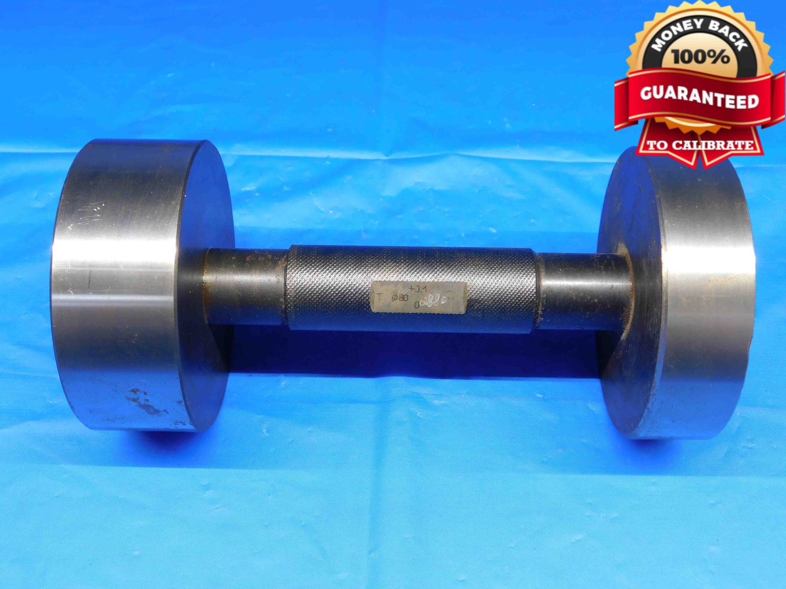 80.000 & 80.100 METRIC PIN PLUG GAGE GO NO GO ONSIZE 80 mm 3.1535 80.00 80.10