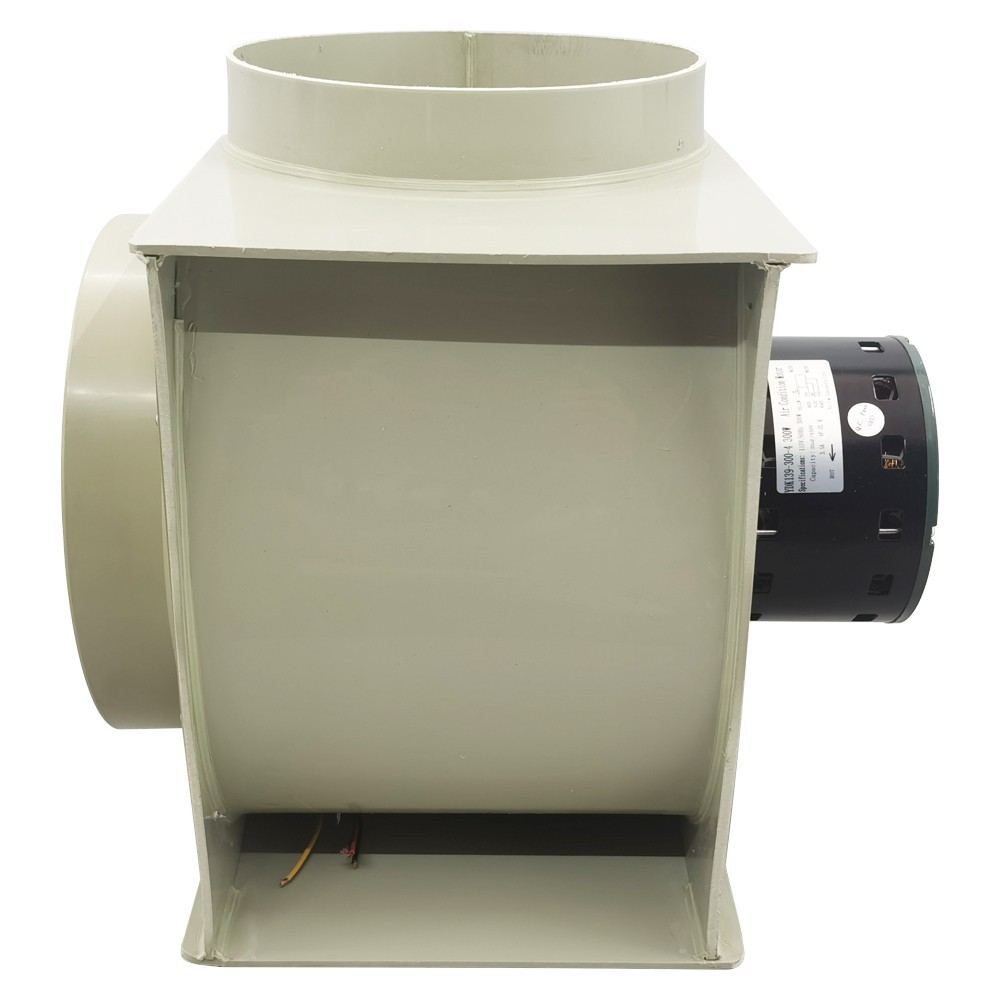110V 60HZ Laboratory PP Centrifugal Blower Fan Anti-corrosion Fume Hood 300W