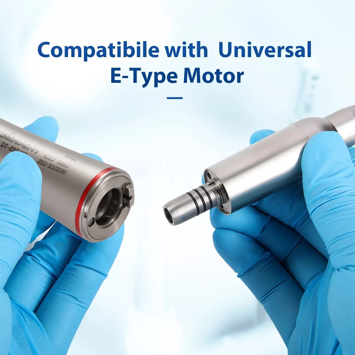 SANDENT Handpiece LED 1:4.2 Contra Angle 45° Surgical External Spray