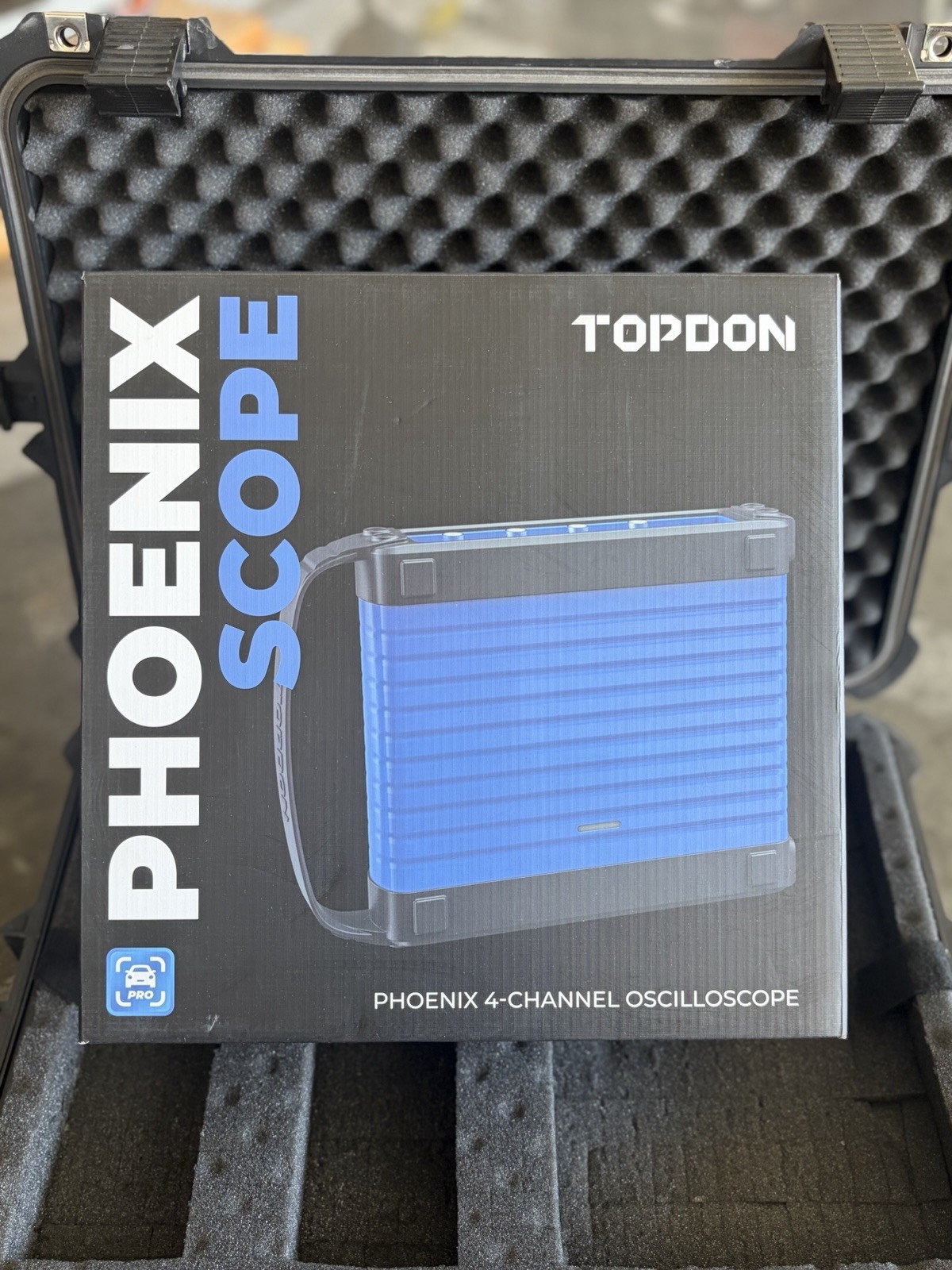 TOPDON Phoenix Scope Digital Oscilloscope 4-Channel Kit with Probe