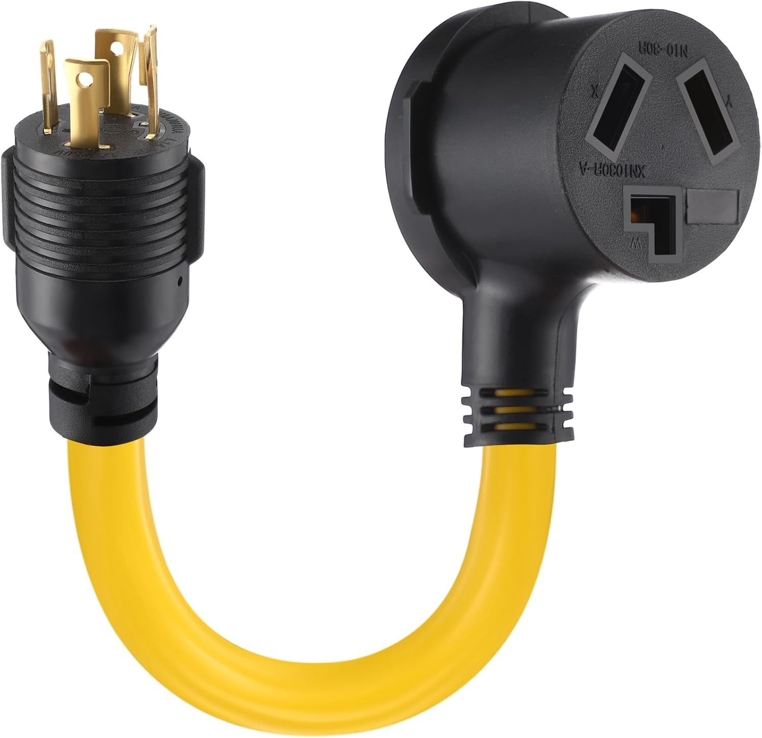 Generator to Dryer Adapter Cord NEMA L14-30P to 10-30R 30 Amp, ETL Listed, 4 …