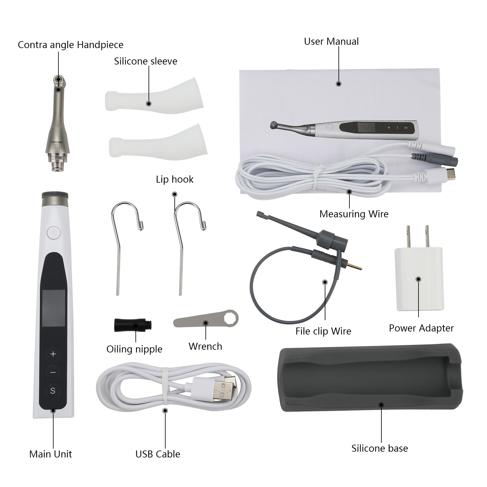 2 in 1 Wireless Dental Endo Motor with Apex Locator Root Canal Treatment SANDENT