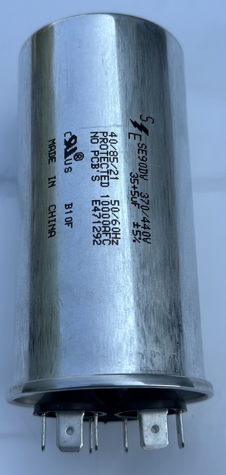**NEW** (2 PACK) Smart Electric SE90DV Dual Round Capacitor 35/5 MFD 370/440 V.