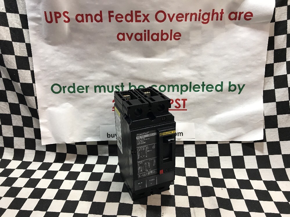Square D HD 150, CIRCUIT BREAKER 80A, 2P, HDF26080, SHIPSAMEDAY, #106A71