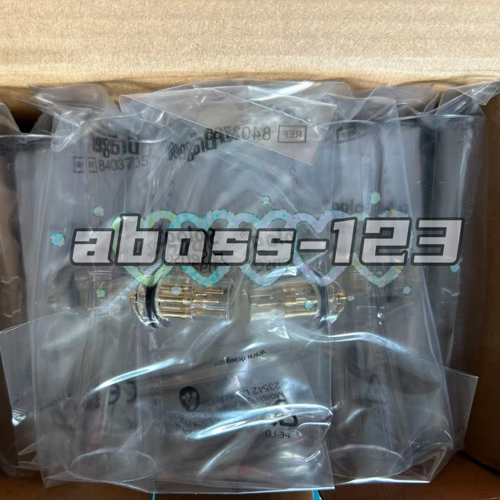 DRAGER 8403735 Spirolog Flow Sensor#1 Box 5pcs New In Box