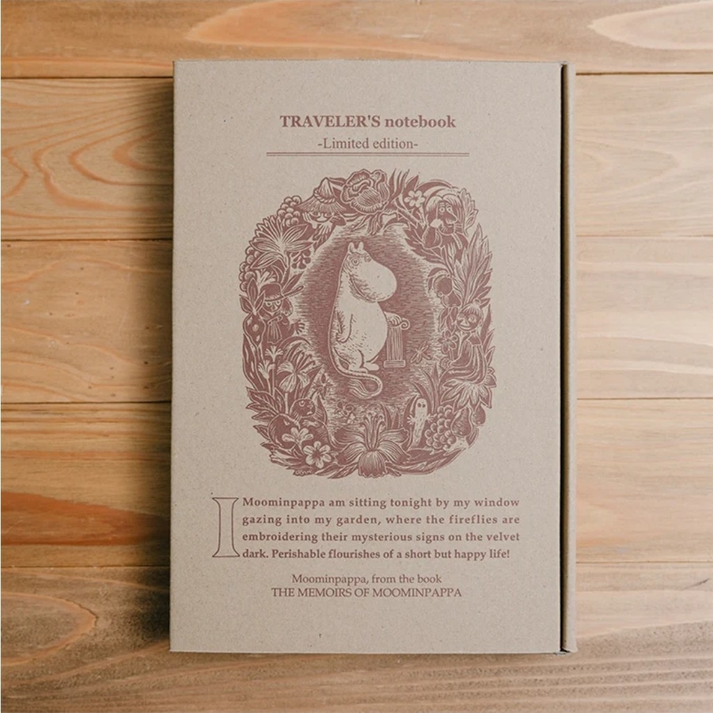 TRAVELER’S notebook Limited Set MOOMIN from the book The Exploits of Moominpappa