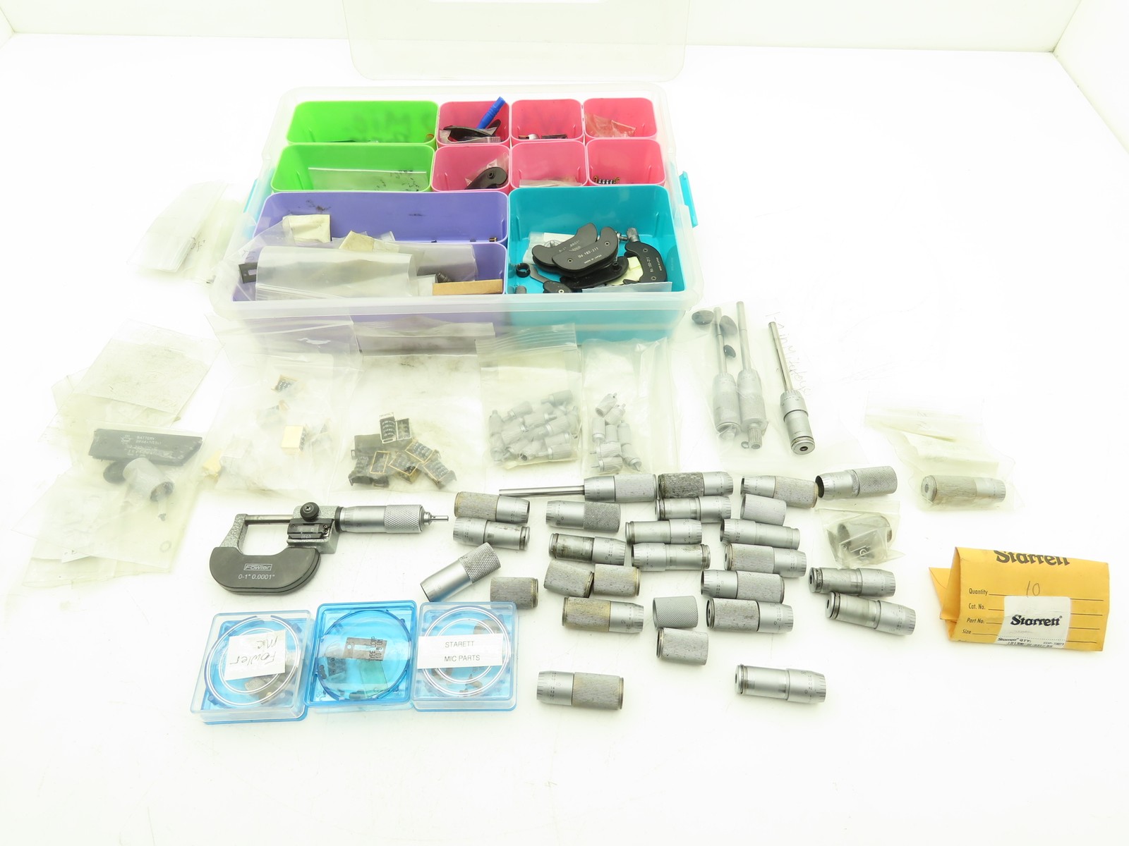 Mitutoyo Micrometer Gage Ratchet Stop Digit Counter Replacement Parts Mixed Lot