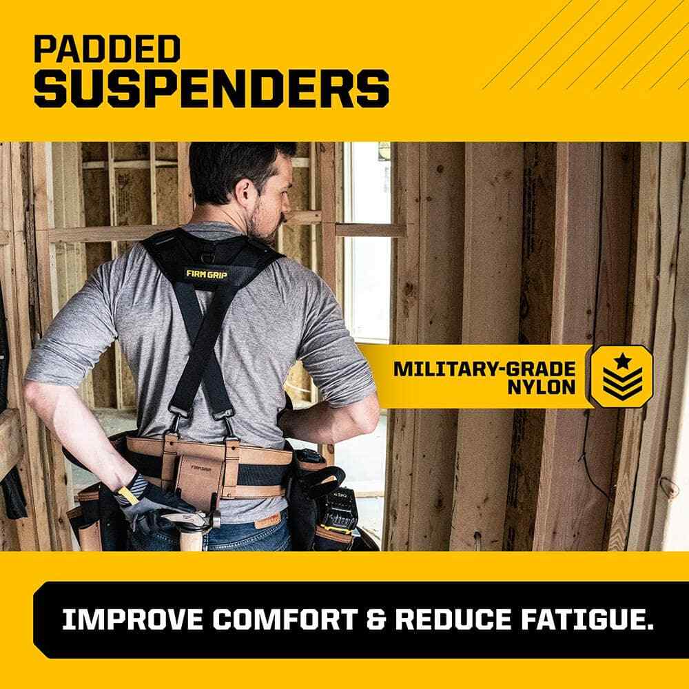 FIRM GRIP Build-A-Rig Padded Suspenders