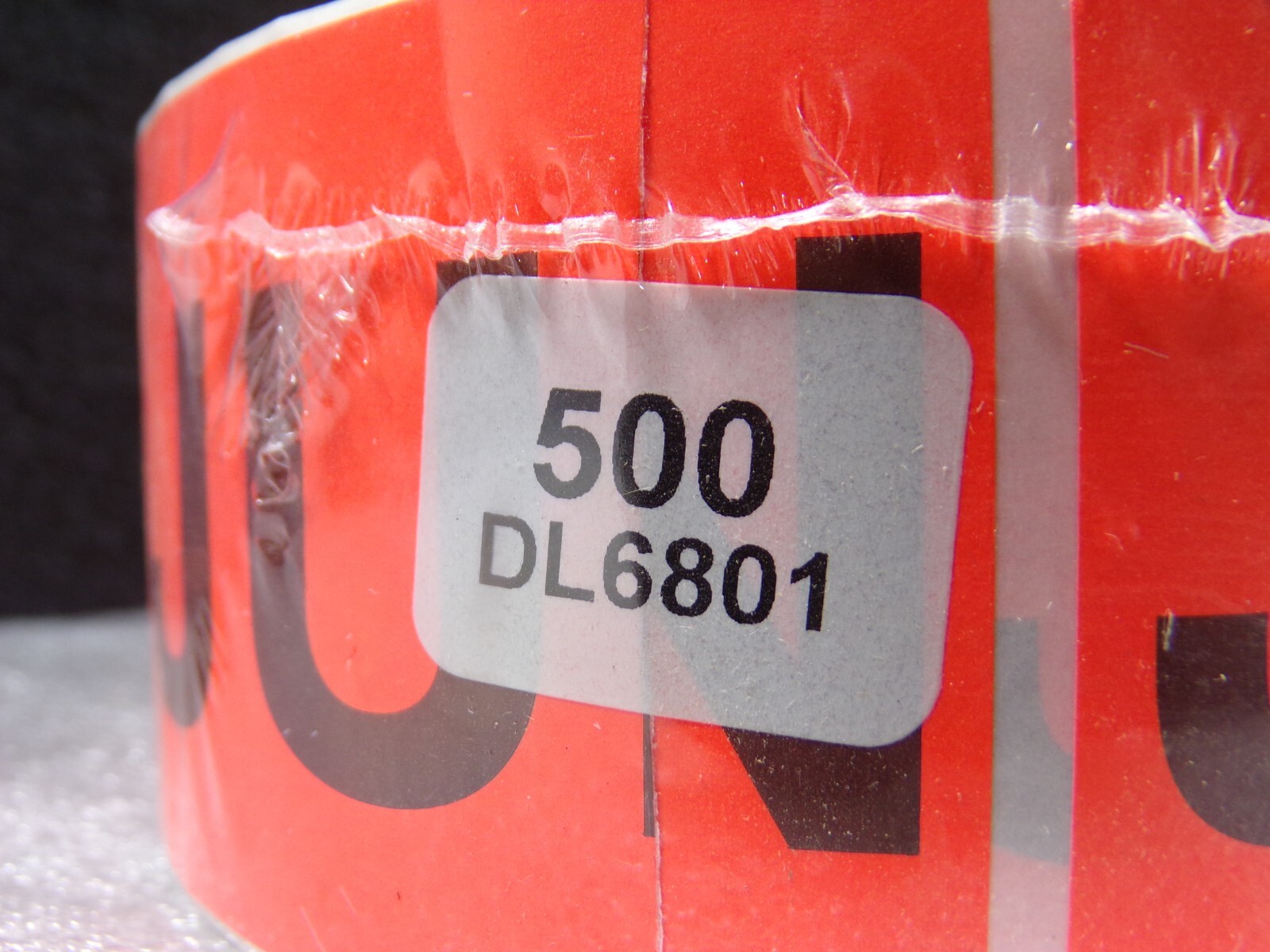 Tape Logic Months of the Year Labels, “JUN”, 2″x3″, Fluorescent Red, 500/Roll(G)