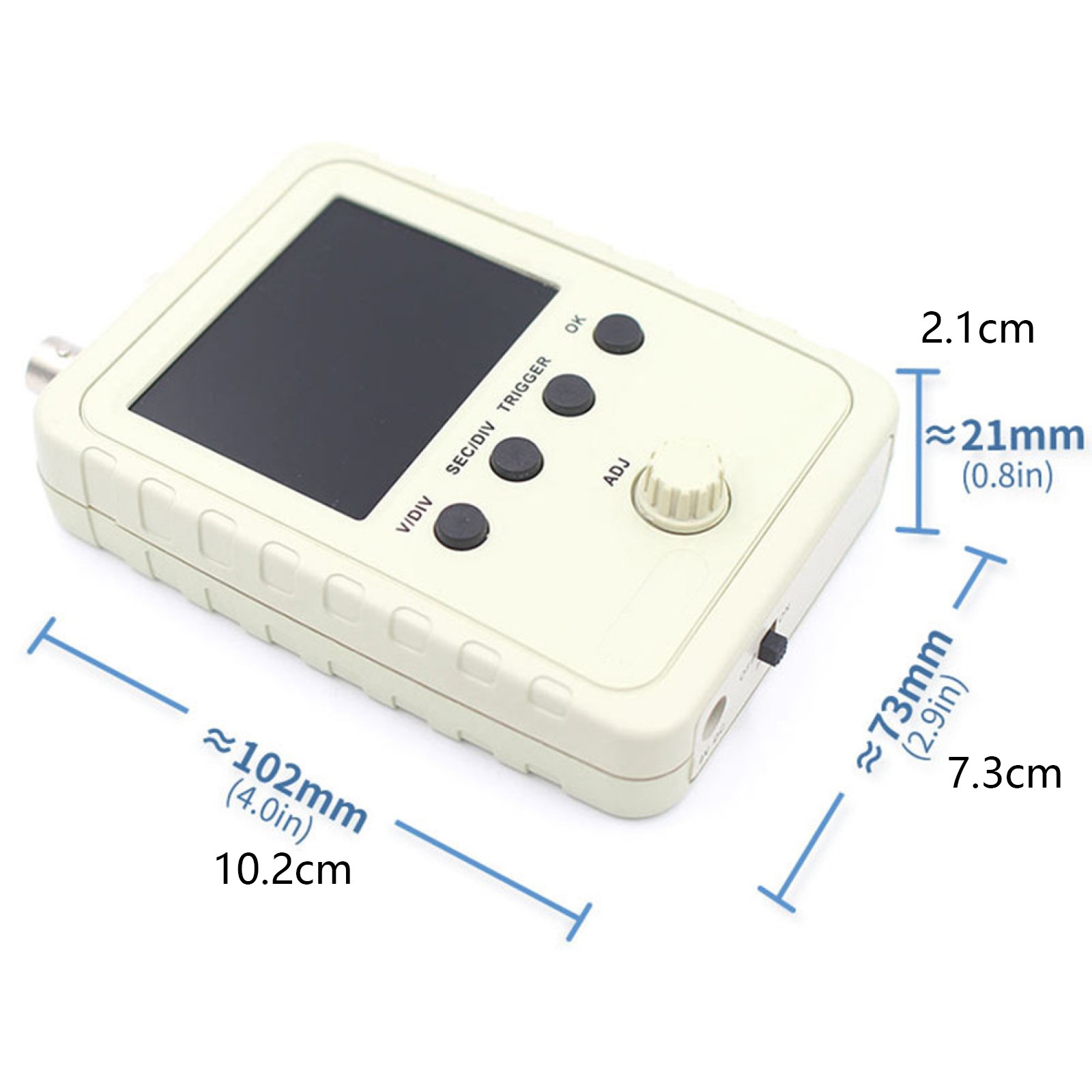 2.4in LCD Display DSO150 Digital Oscilloscope Assembled With Case Test Clip Kit