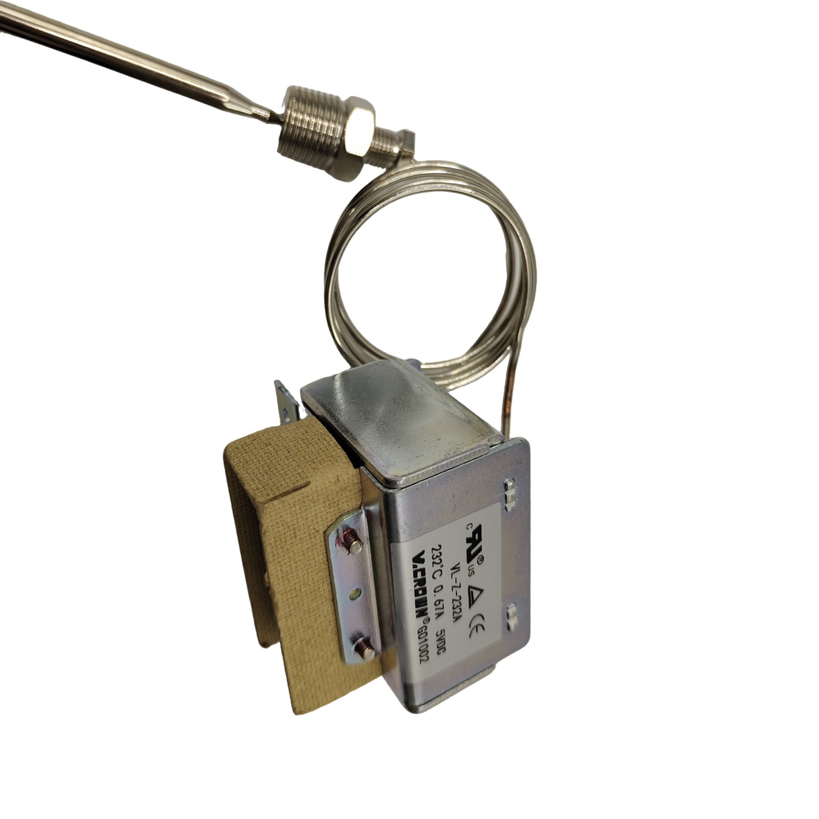 High Limit Fryer Switch LCCM2003000 with 3/8″ Mpt Stuff Box Hi Limit 232℃/450°F