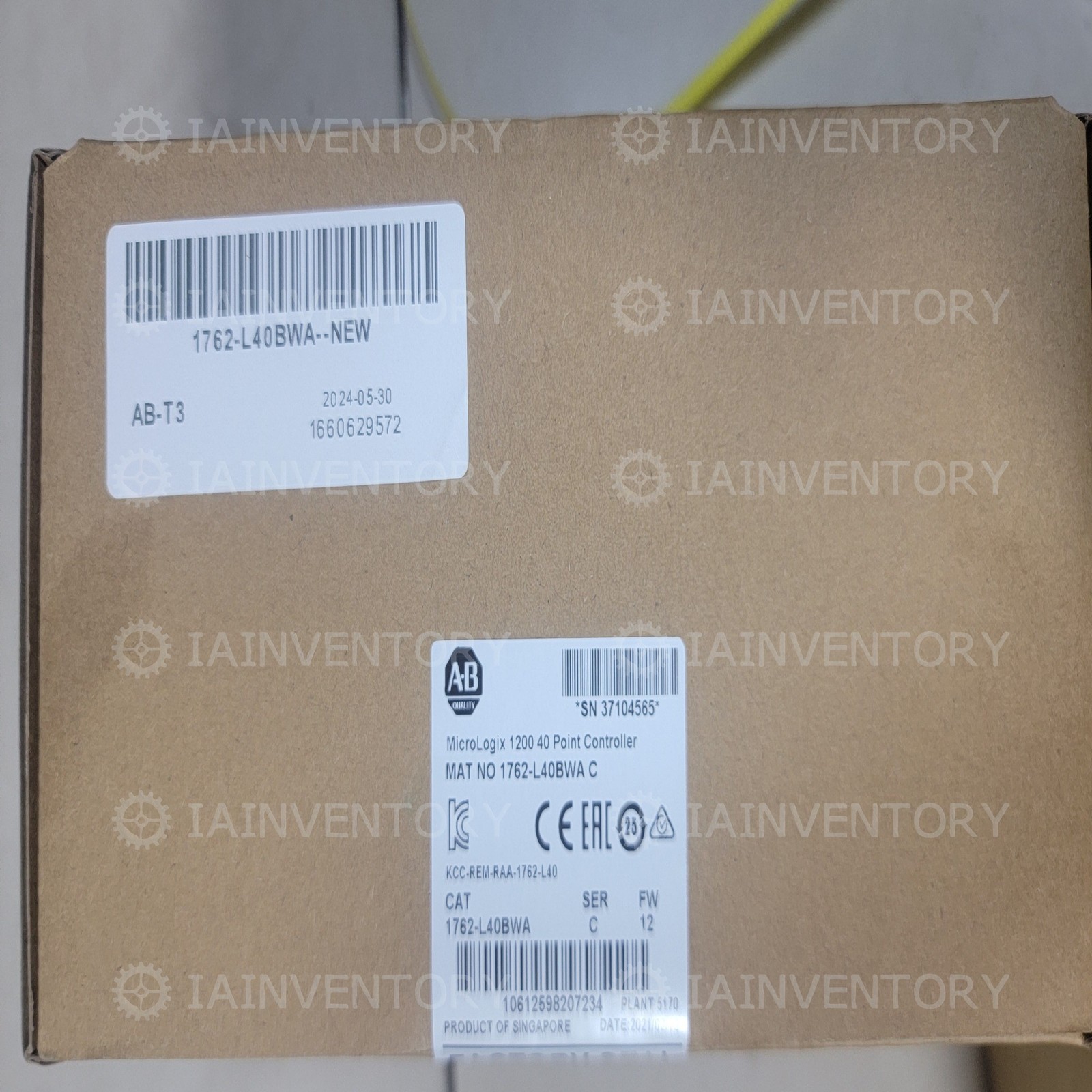1 Unit NEW Allen-Bradley 1762-L40BWA Local Shipping With Warranty