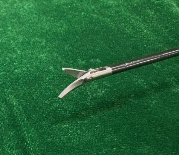 Laparoscopic Pediatric Curved Scissor 3mmx200mm Reusable Instruments