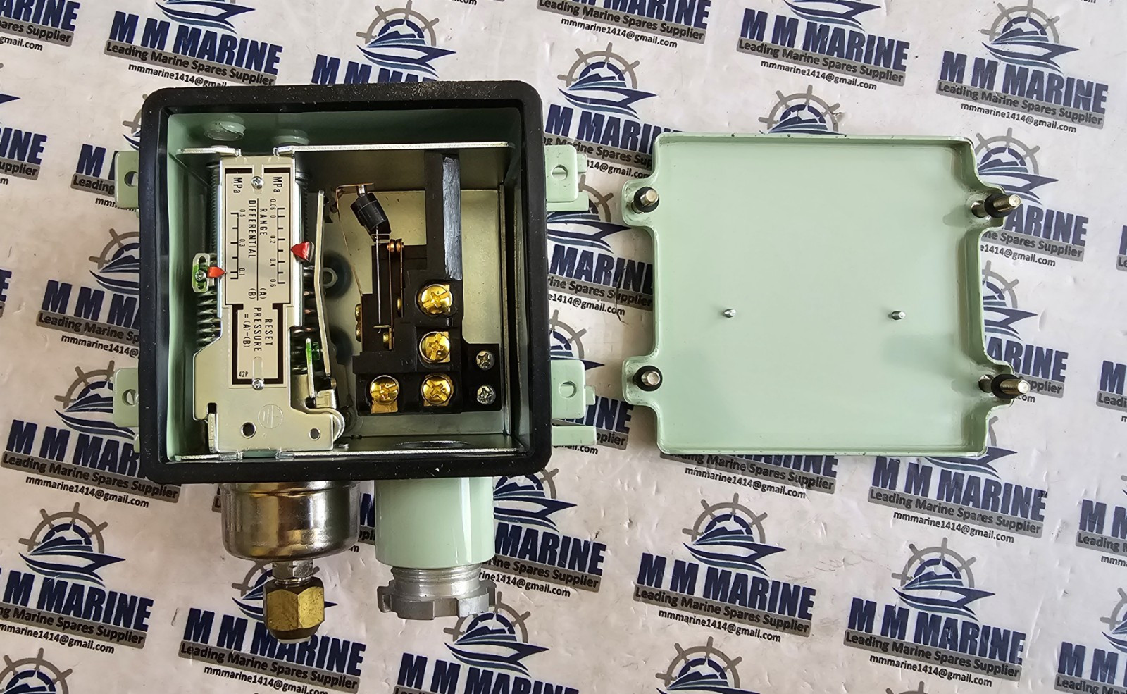 SAGINOMIYA SPS-H206W, PRESSURE SWITCH, -0.06~0.6MPa, MP: 1.5MPa, JAPAN