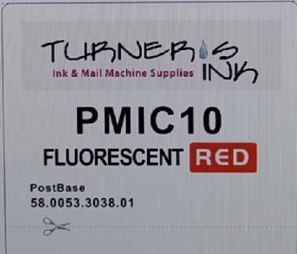 FPPMIC10 Postbase Mini Machines Only Compatible USPS Approved Red Ink Cartridge