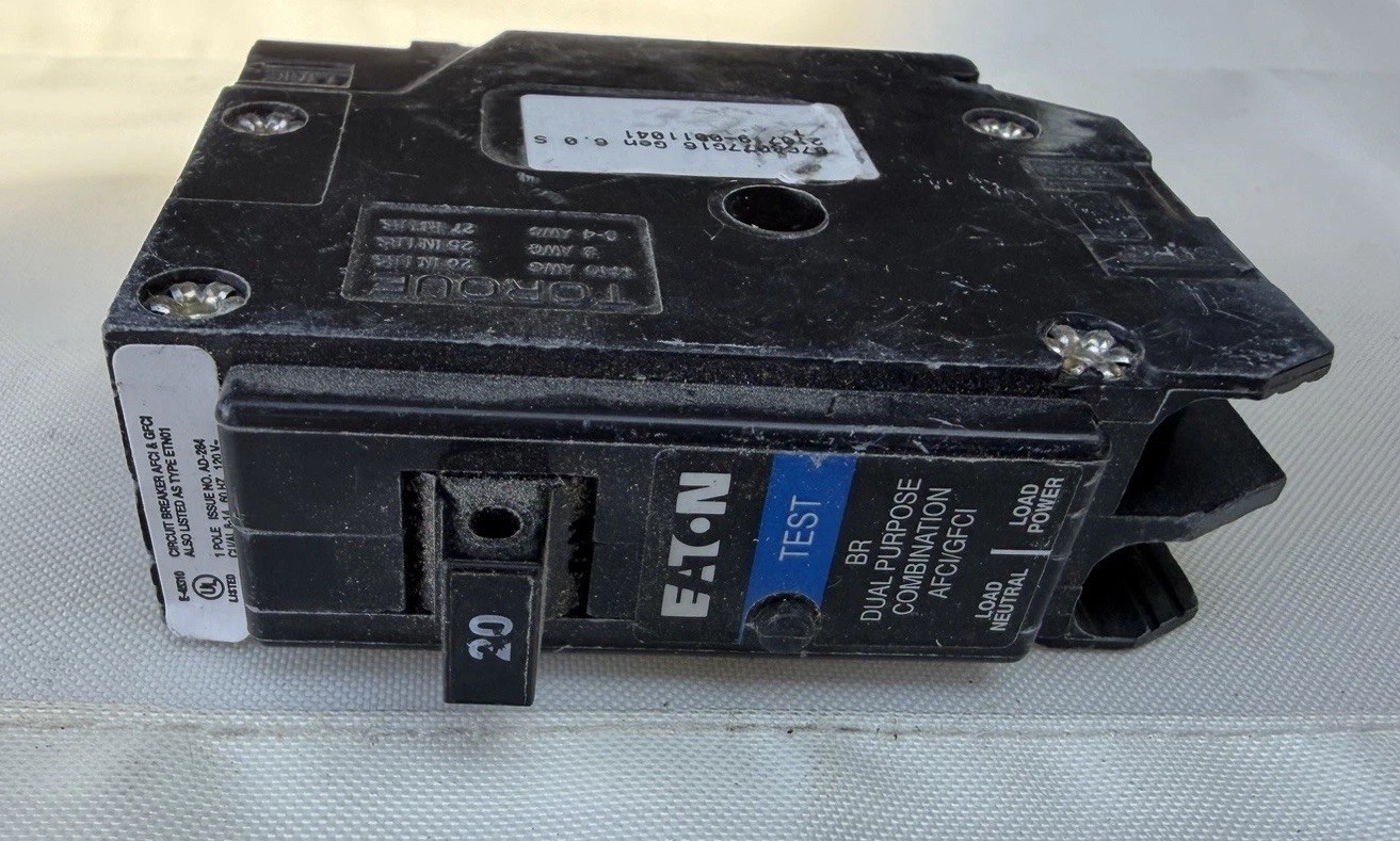 Eaton BRP120DF 20A Dual Function AFCI/GFCI Breaker Lot of 10