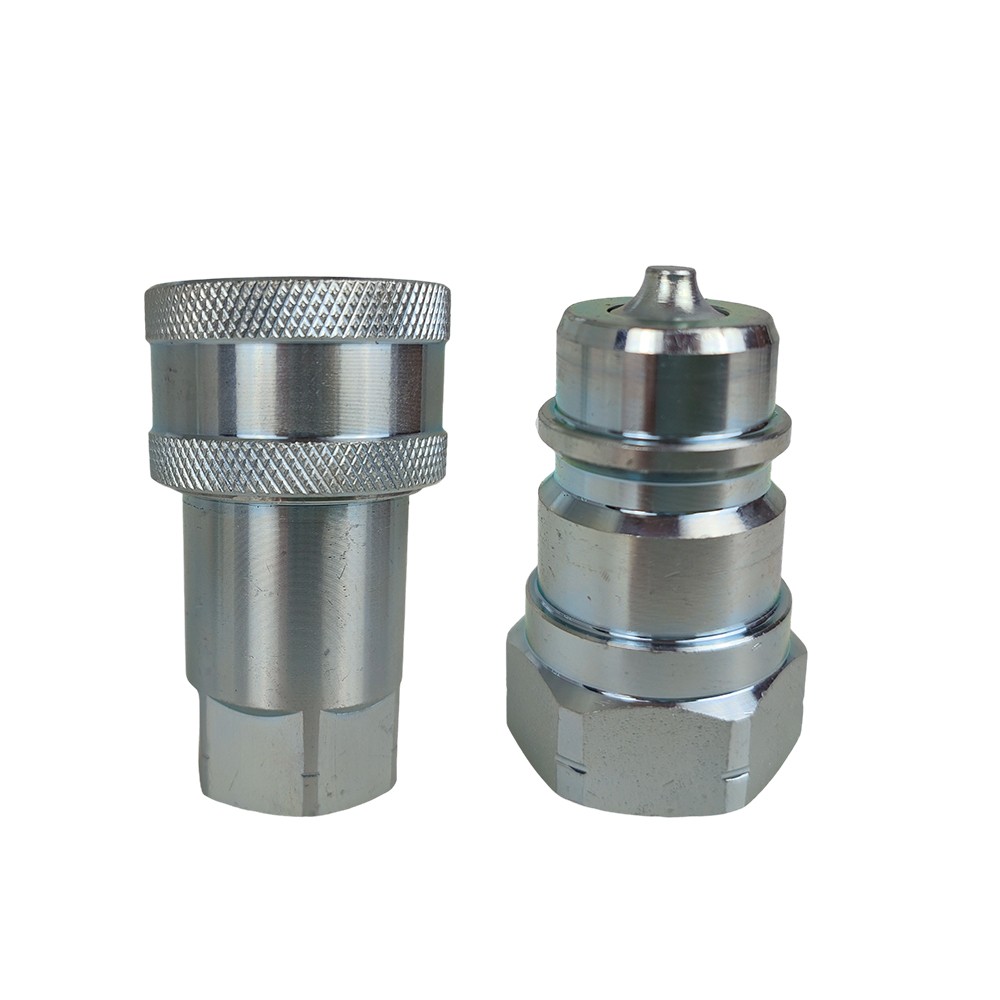 2 Sets 1/2″ Ag Poppet For Pioneer Style Hydraulic Quick Connect Couplers