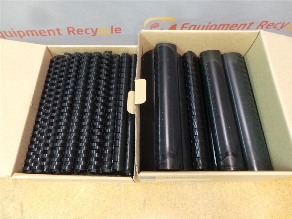 CombBind Book Binding Spines Comb 2″ 50mm 3/4″ 20mm Black New Lot