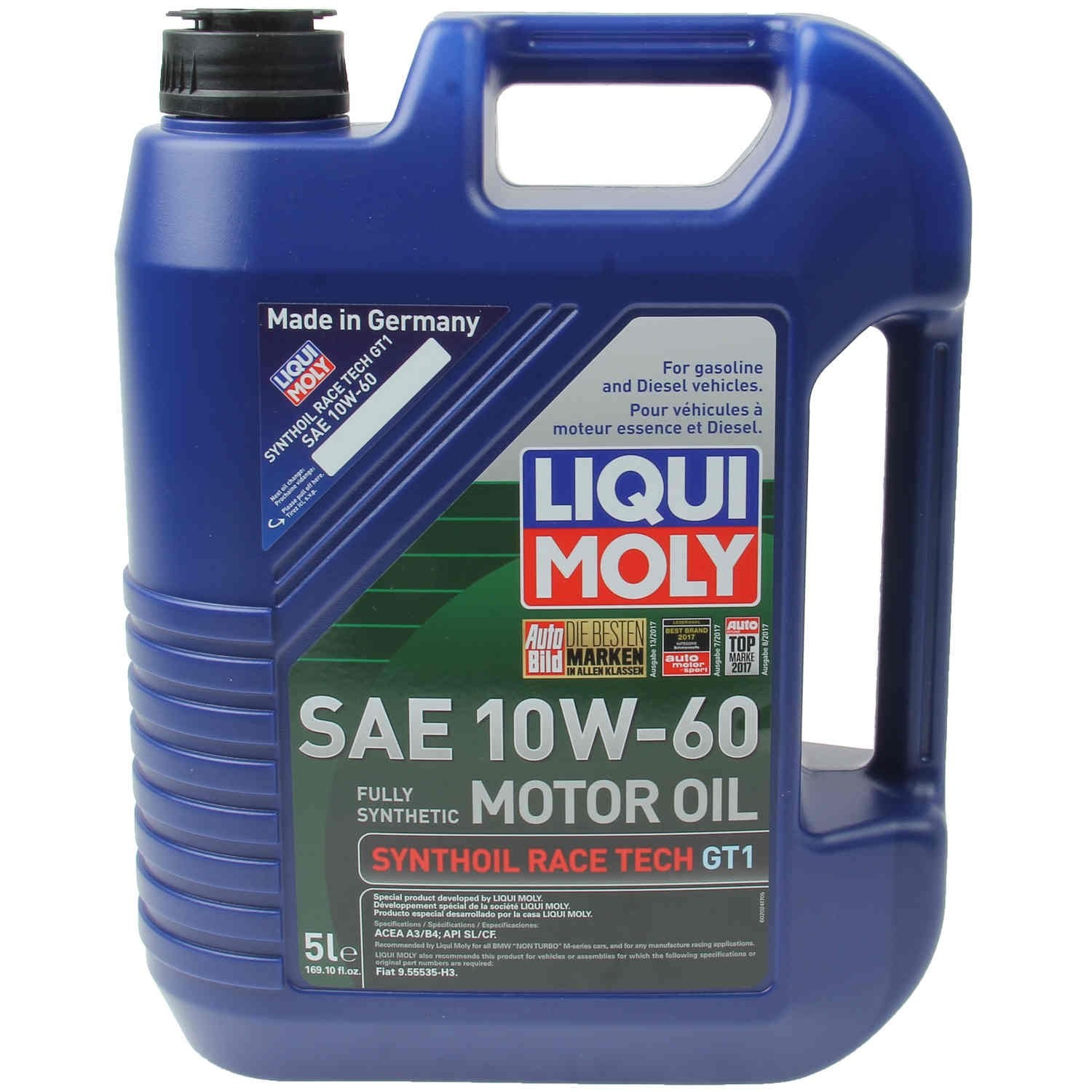 Oil Change Kit w/MANN HU926/5z Oil Filter + LIQUIMOLY 10W-60 Compatible w/BMW O