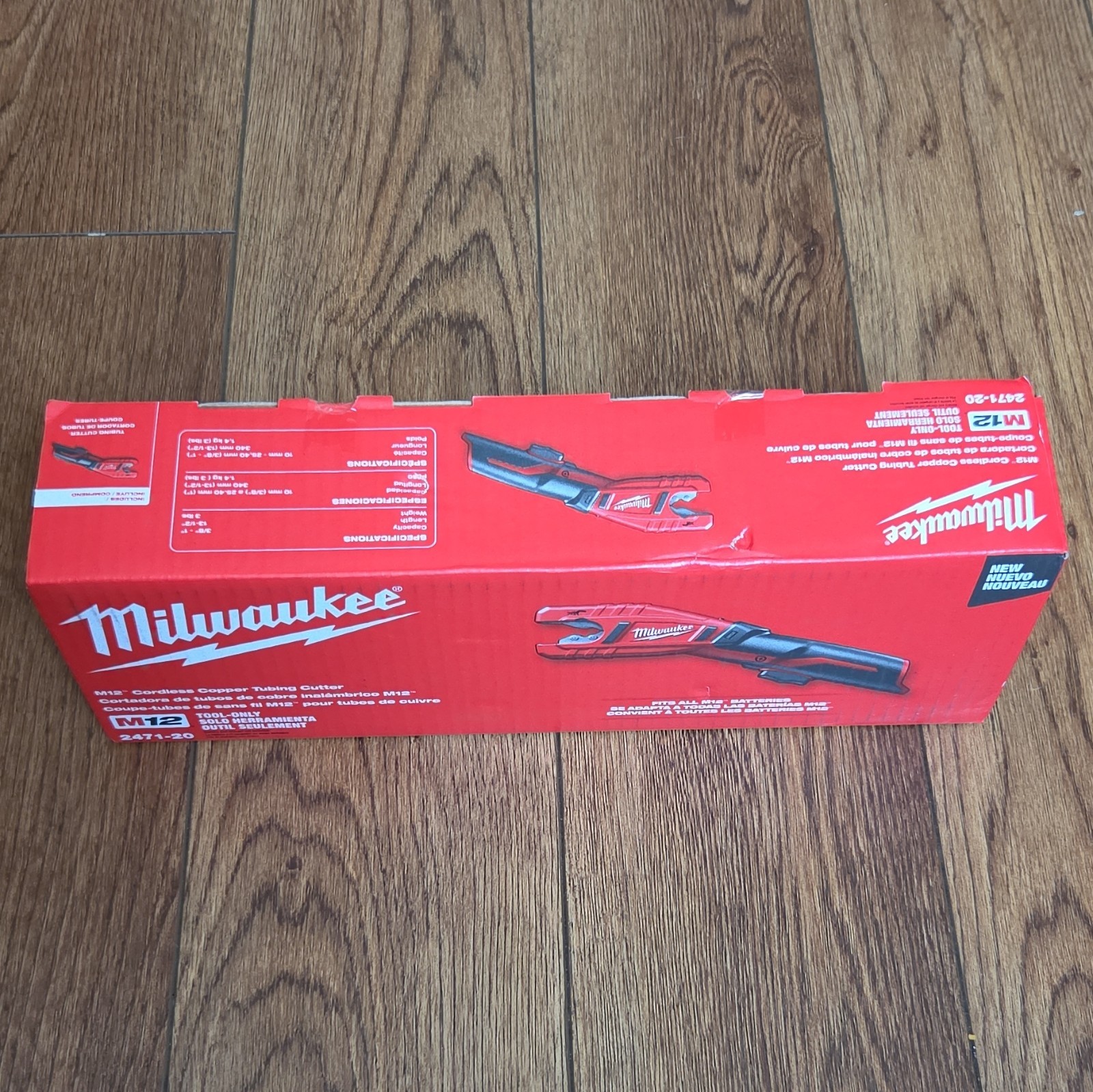 Milwaukee M12 Cordless Copper Tubing Cutter 3/8 in to 1 in 2471-20