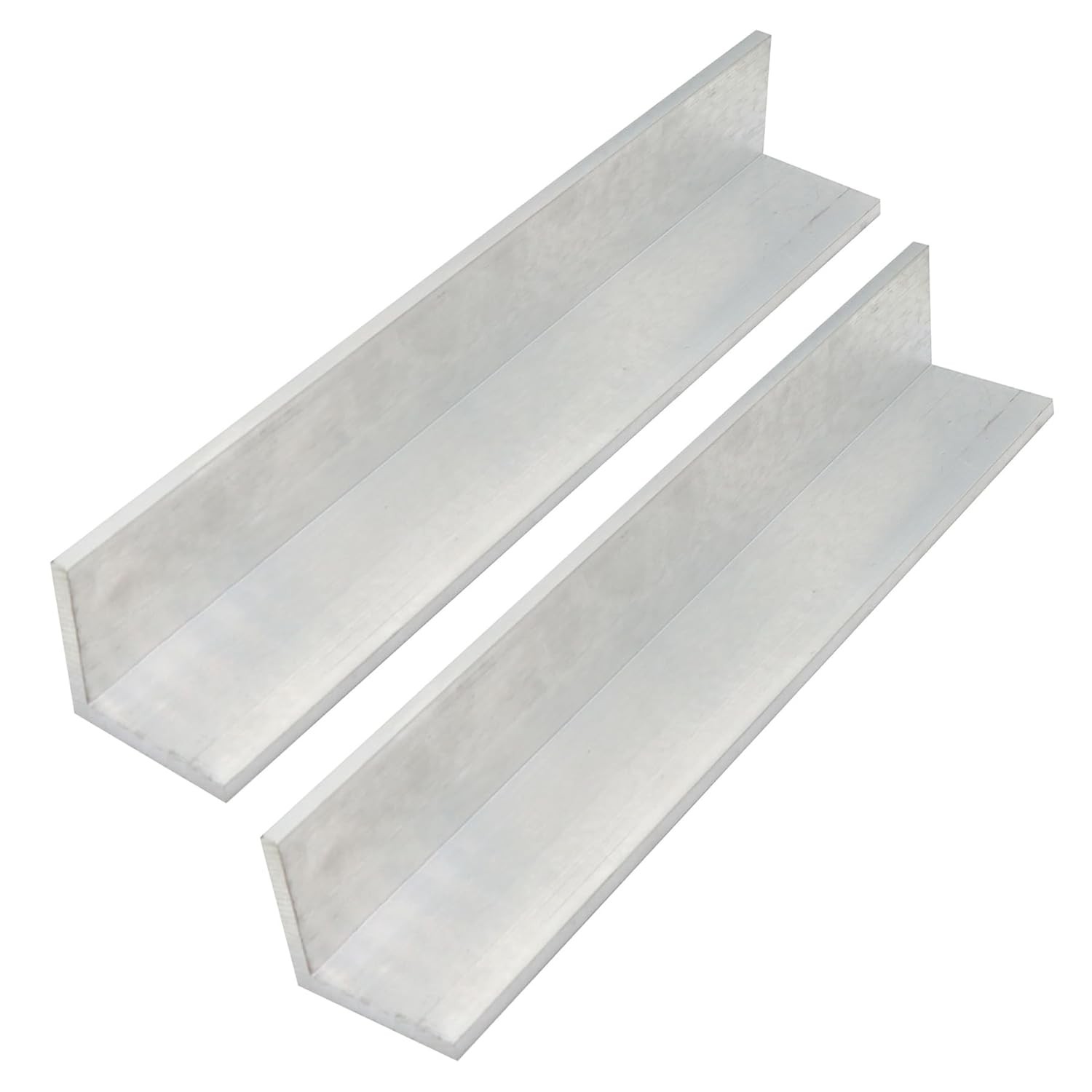 2PCS 2″ x 2″x 1/4″ Aluminum Angle 6063 Structural Angle Aluminum Stock Profil…