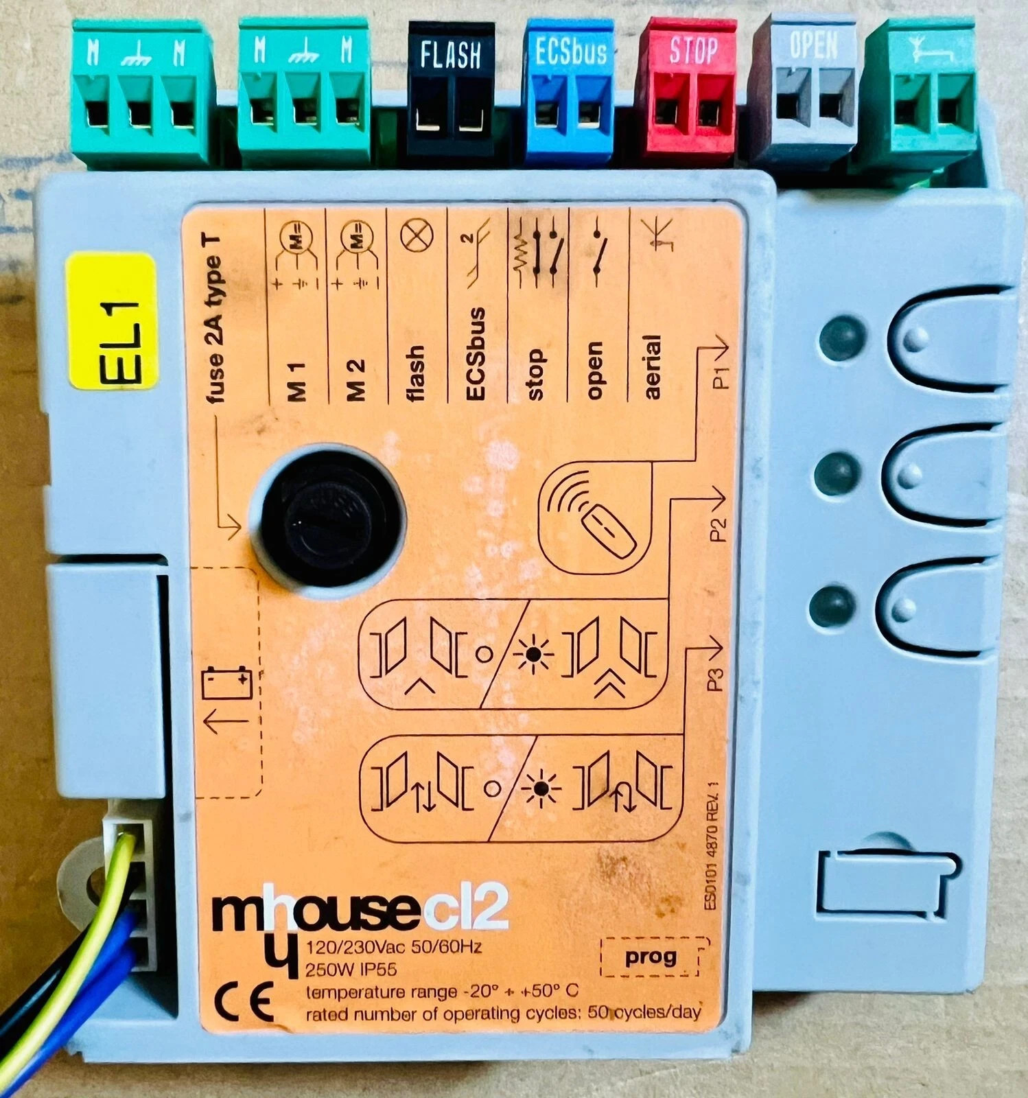 WG2 WS2 WK2 WU2 Replacement NICE CL2KIT/02 Frame Center Board MH Mhouse