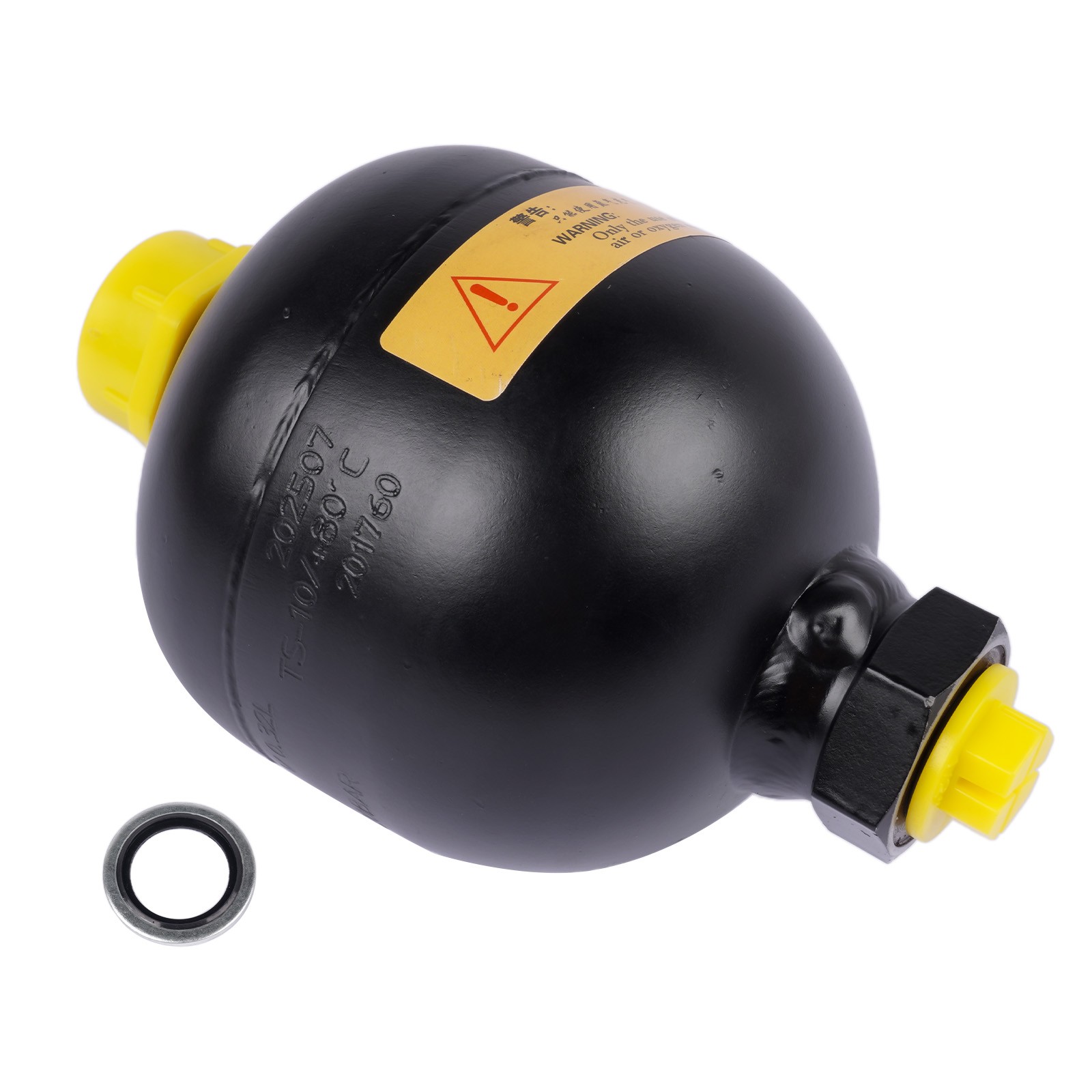 Hydraulic Diaphragm Accumulator 4786PSI,20 cu in (0.32L) ,Thread G1/2 (ISO 228)