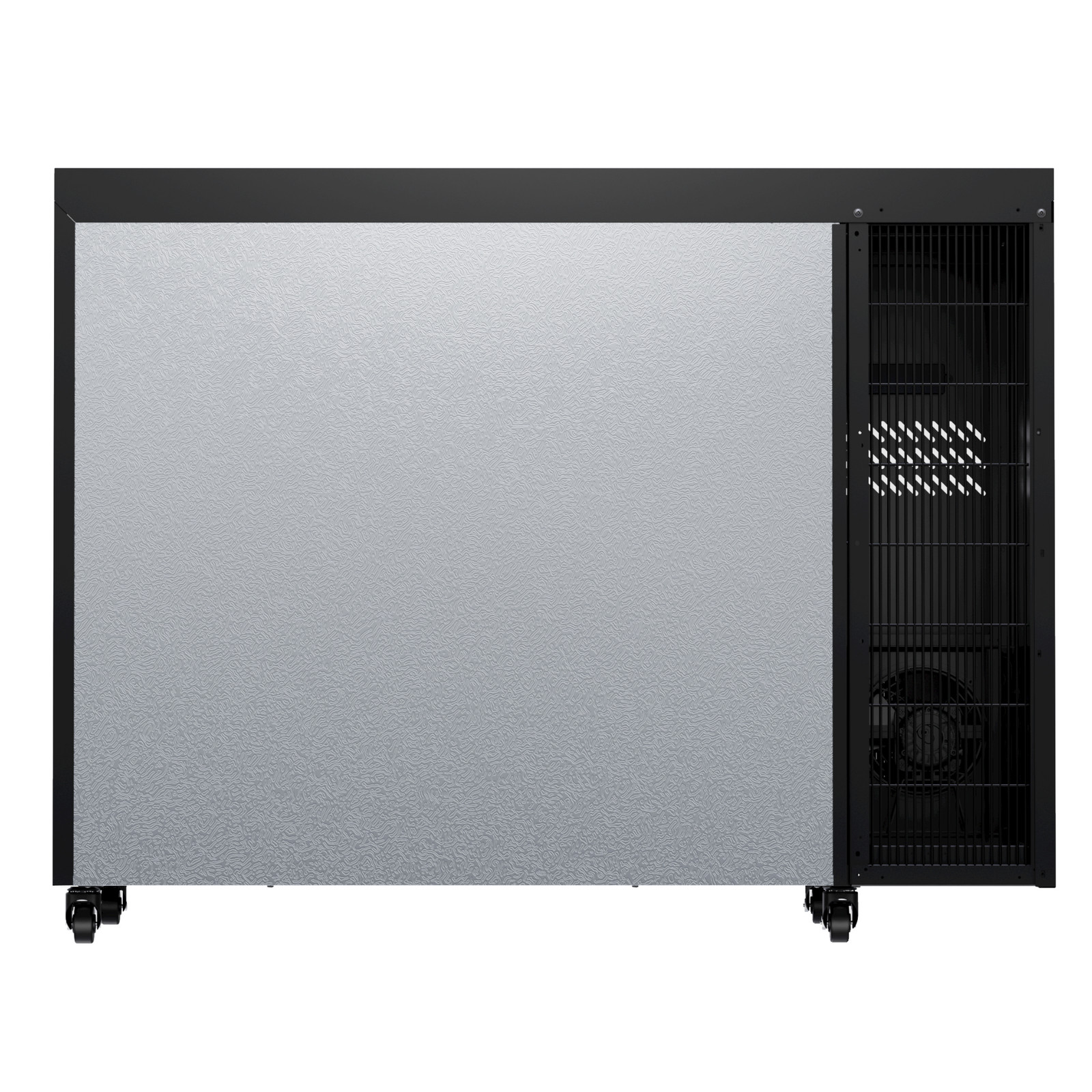 Yeego Back Bar Cooler Commercial Beverage Fridge Under Counter Glass Door Black