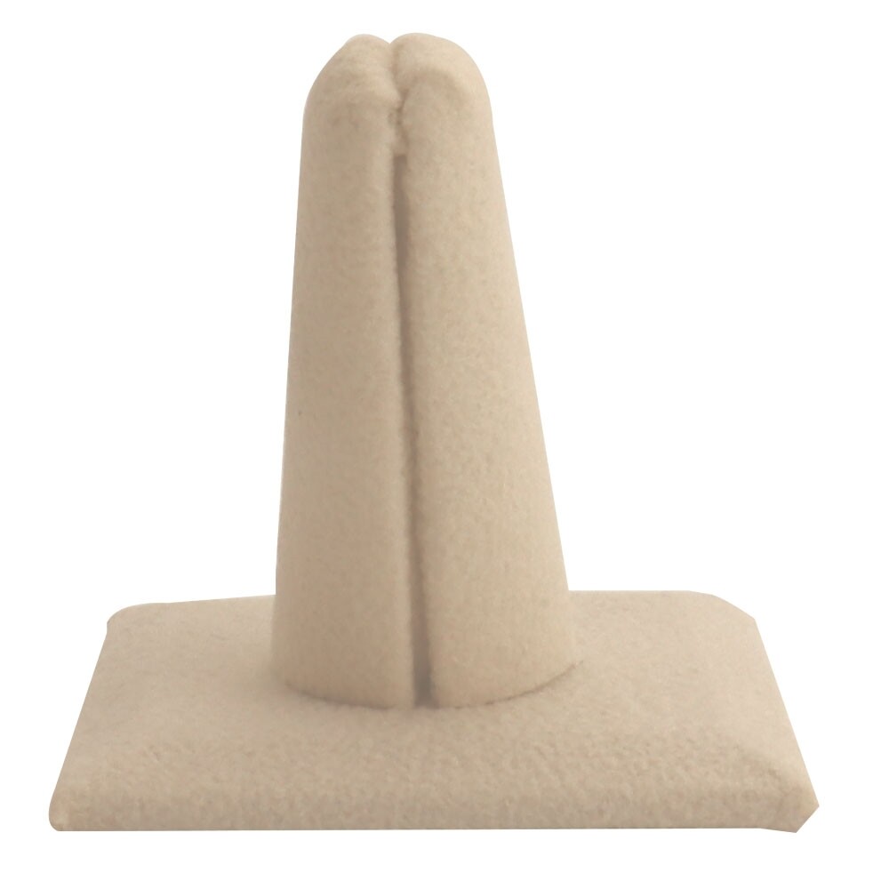 Beige Jewelry Ring Display Stand Holder Organizer
