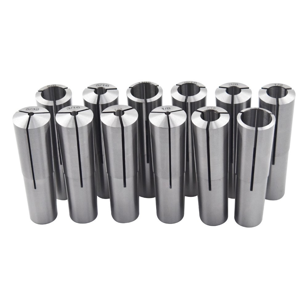 12 Pcs #3 Morse Taper Collet Set 1/8″ – 3/4″ 3MT MT3 3/16 1/4 3/8 1/2 5/8 Chuck