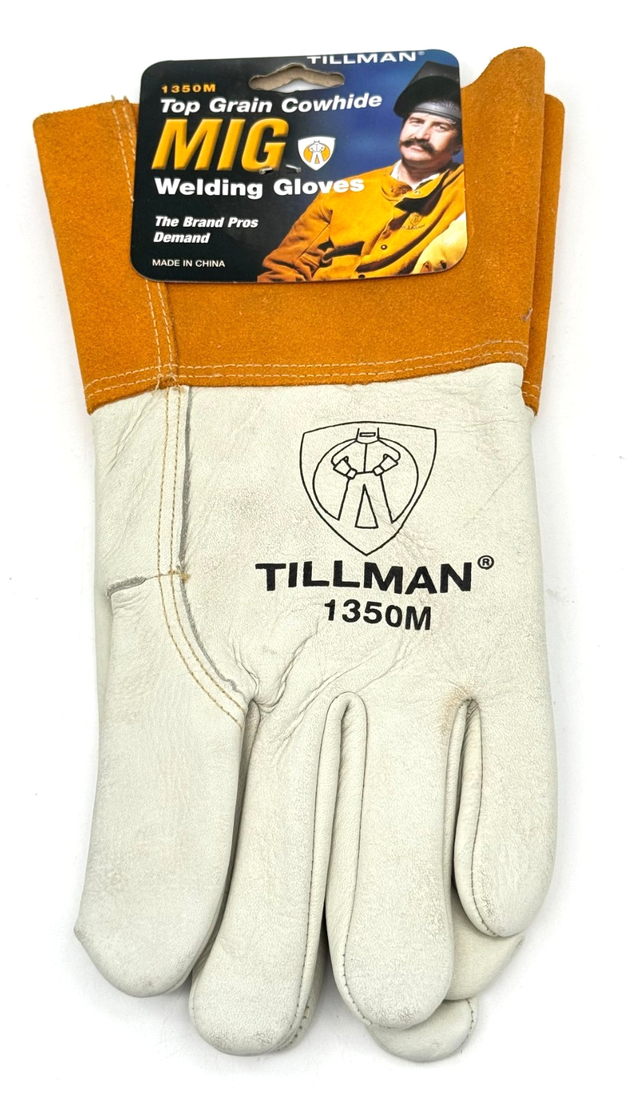 TILLMAN 1350M Mig Welding Gloves Top Grain Cowhide Size M ~ Free Shipping