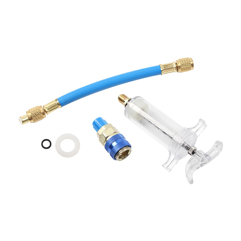 Universal Car AC Oil Dye Injectors Kit 30ml HVAC Manual Compressor Pack of 1