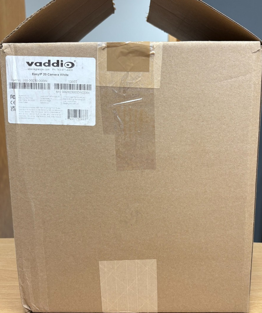 Vaddio EasyIP 20 Camera White 20x Zoom HDMI PoE+ (P/N: 999-30230-000W)