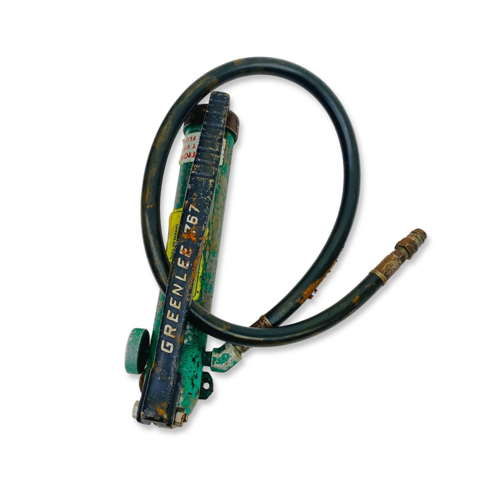 Greenlee 7306 Hydraulic Knockout Punch Driver Set 1/2″ – 2″ with 767 Pump & Case